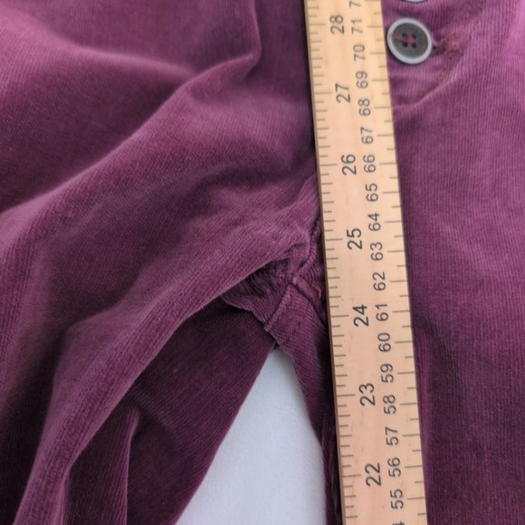Pilcro Corduroy Skinny Pants Pink-Purple Size 29 - Picture 10 of 11
